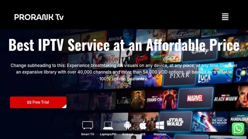 Proranktv.com: Top-Rated British IPTV Provider 2026