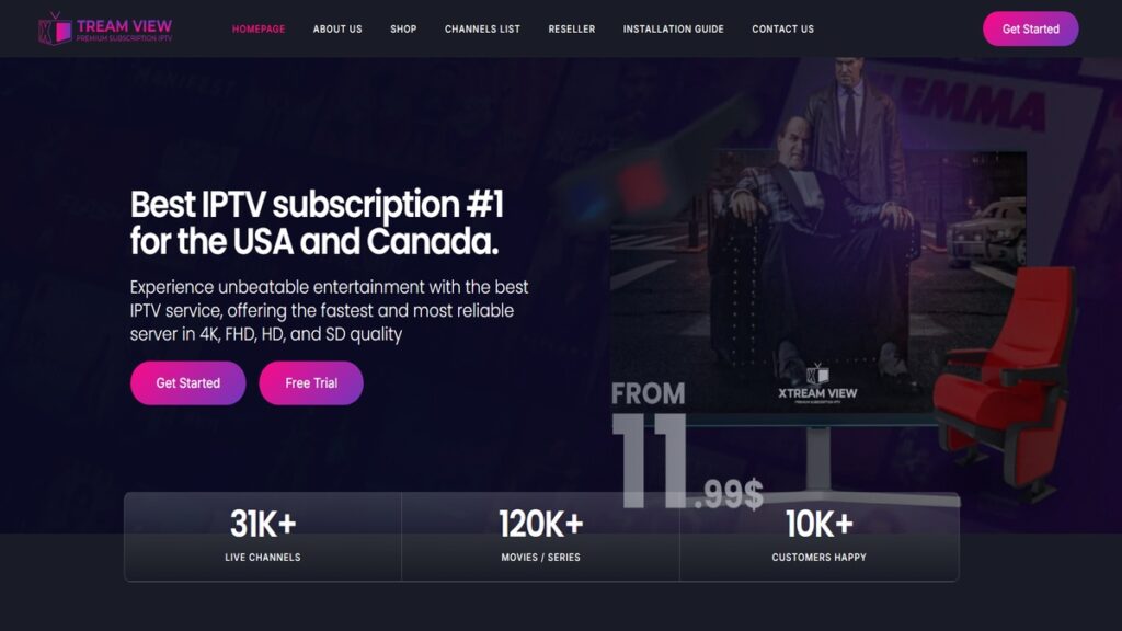 Xtreamview Iptv Uk Get Your Iptv Free Trial And Experience The Best Iptv Uk Performance