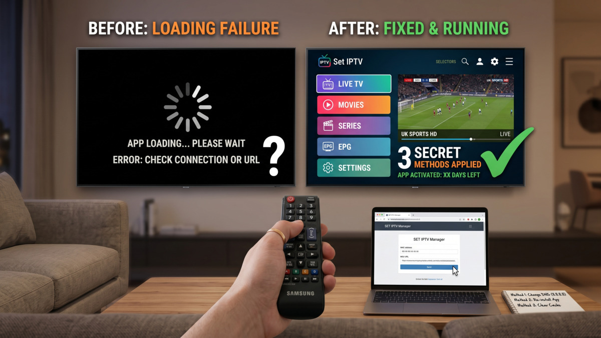 How To Fix Set Iptv Samsung Tizen 3 Secret Methods To Avoid App Loading Failures